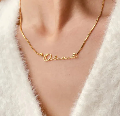 Stainless Steel Name Necklace